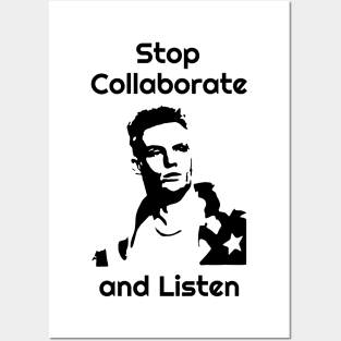 Vanilla Ice Stop Collaborate and Listen Rap Hip Hop Posters and Art